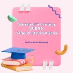 Sarjana itu Penting, BUKAN "Yang Penting Sarjana" Merah Muda dan Biru Ilustrasi 3D Selamat Hari Sarjana Nasional Instagram Po_20260124_145212_0000